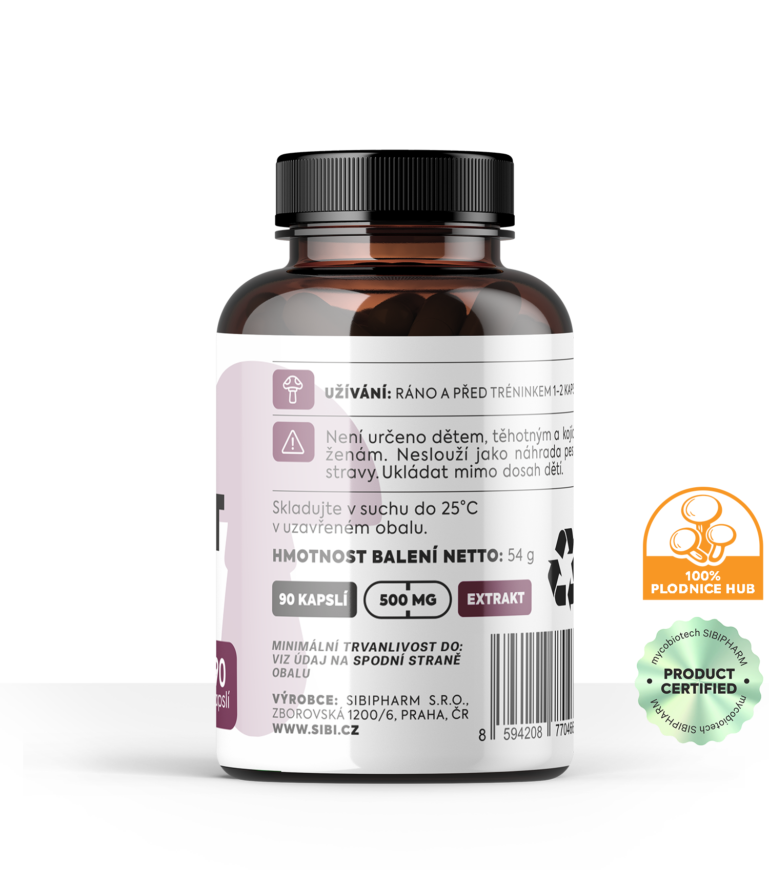 SPORT ŽENA ACTIVE KOMPLEX HOUBOVÉ EXTRAKTY 90 KPS 500 MG